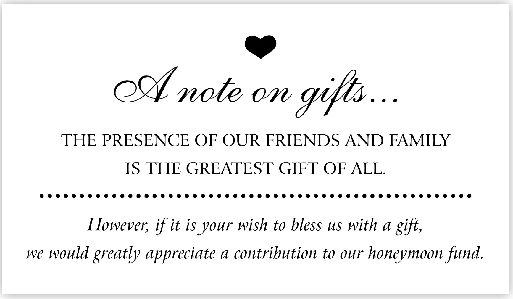 2659 wedding gift money