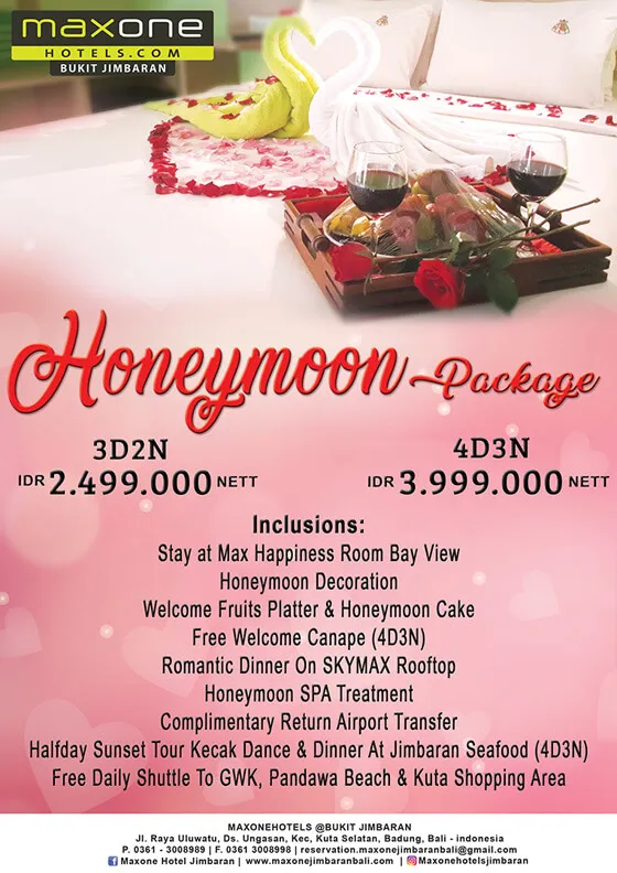 2824 bali honeymoon