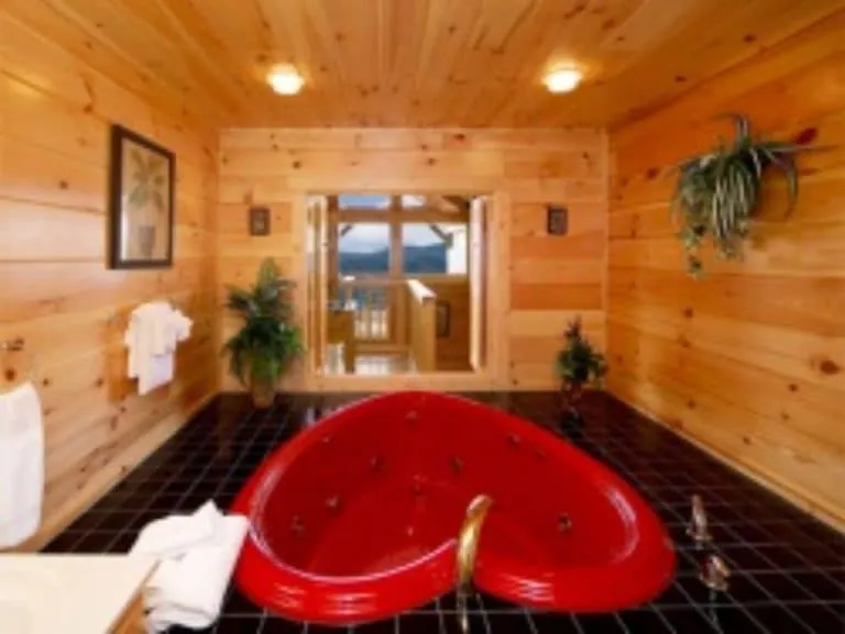 2861 cabin with hot tub