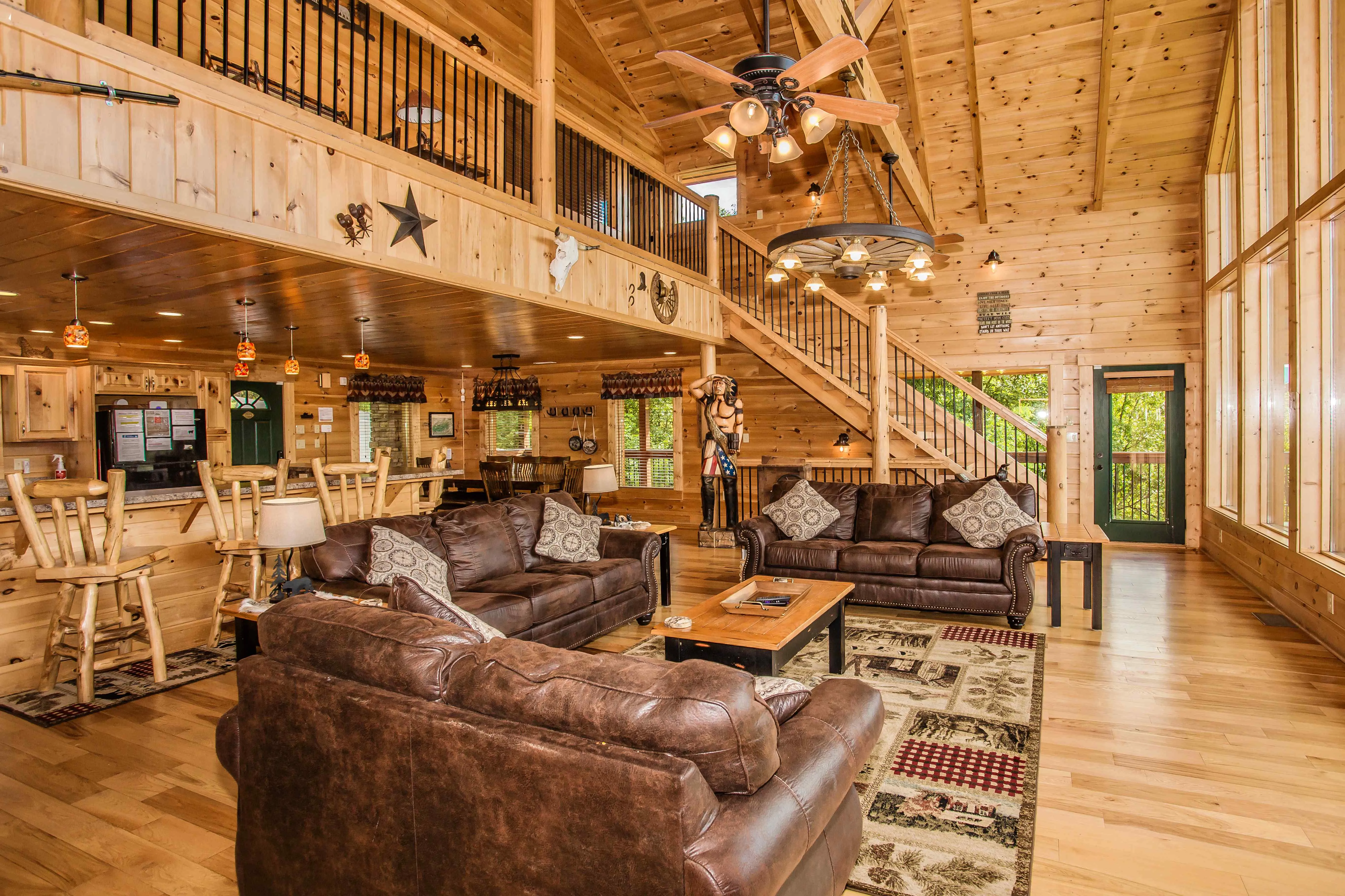 2874 couple packing cabin