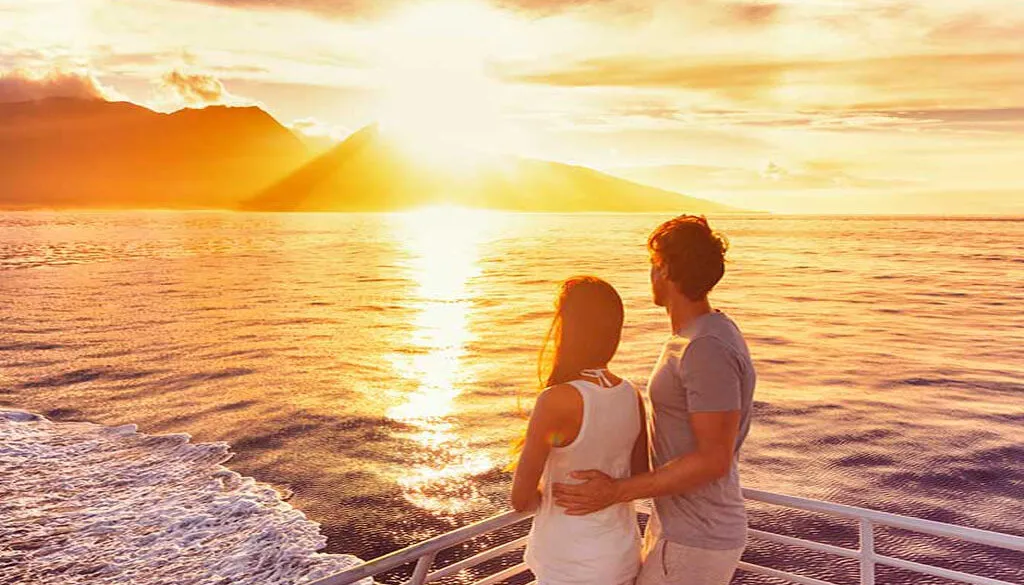 3071 couple hawaiian beach